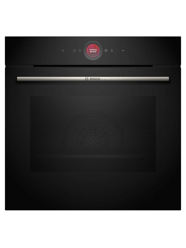 Bosch Series 8 HBG7741B1B, Built-in Single Oven with Digital Control Ring, Pyrolytic Cleaning Oven Assist with Voice Control Hotair