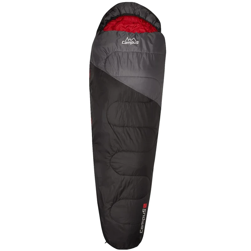 Campus Unisex Adult CUP702123200 Sleeping Bag, Black, One Size