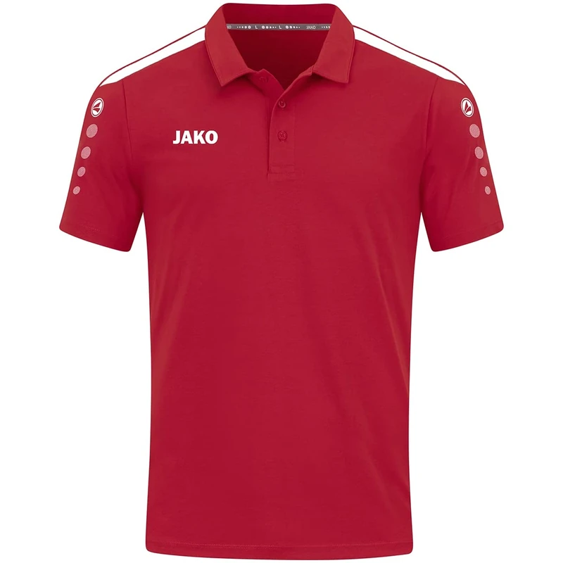 JAKO Men's Power Polo Shirt, Red, M