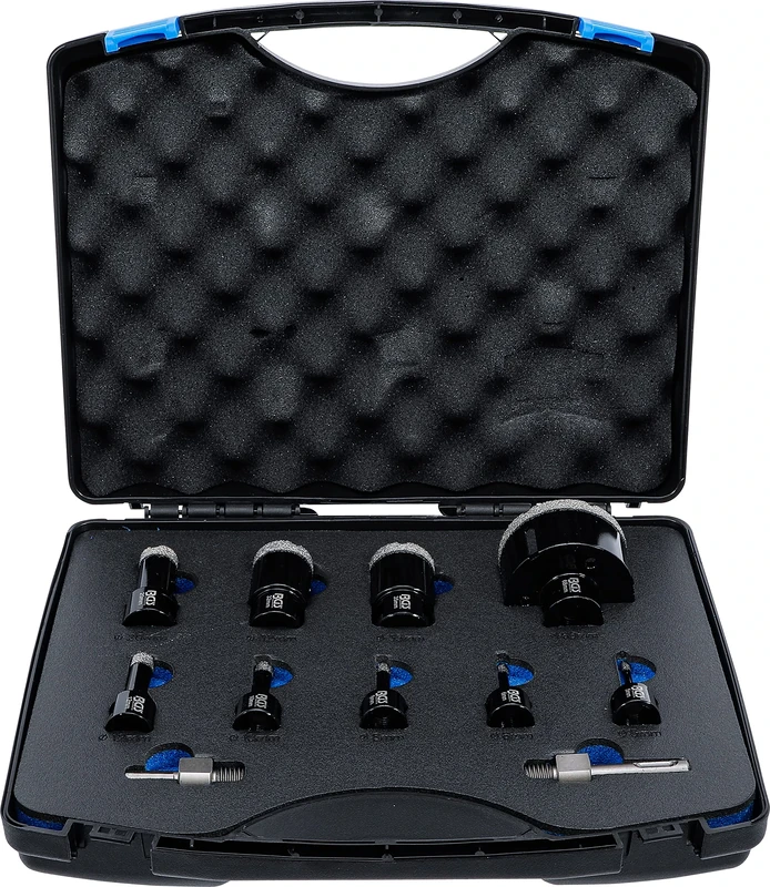 BGS 74276 | Diamond Core Drill Bit Set | 5 - 68 mm | 11 pcs.