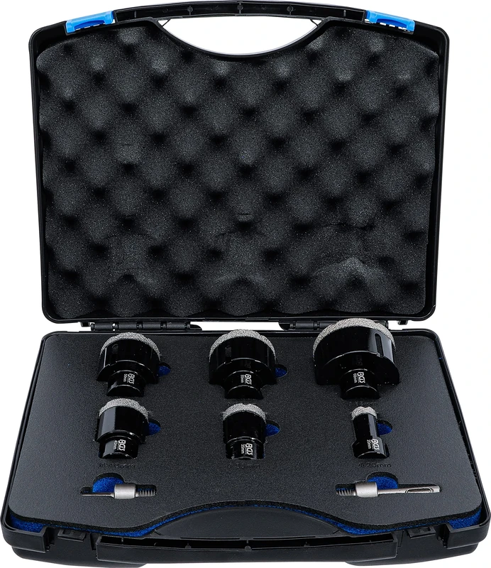 BGS 74275 | Diamond Core Drill Bit Set | 20 - 68 mm | 8 pcs.