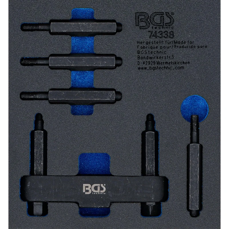 BGS 74338 | Tool Tray 1/6: Face Hole Nut Wrench | for Truck Rear Axles