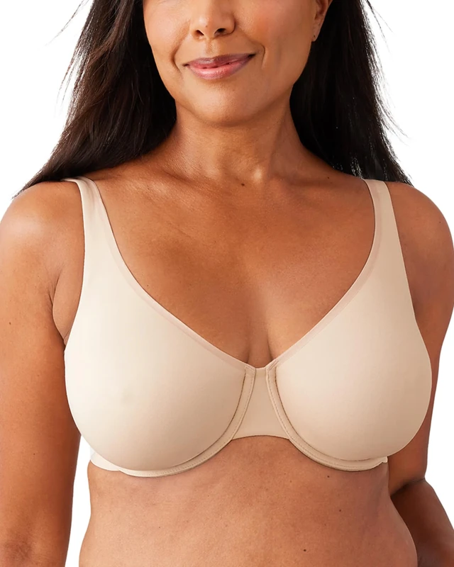 Wacoal Women's Comfortable Cool Underwire Bra, Opaque, Sand, 34C