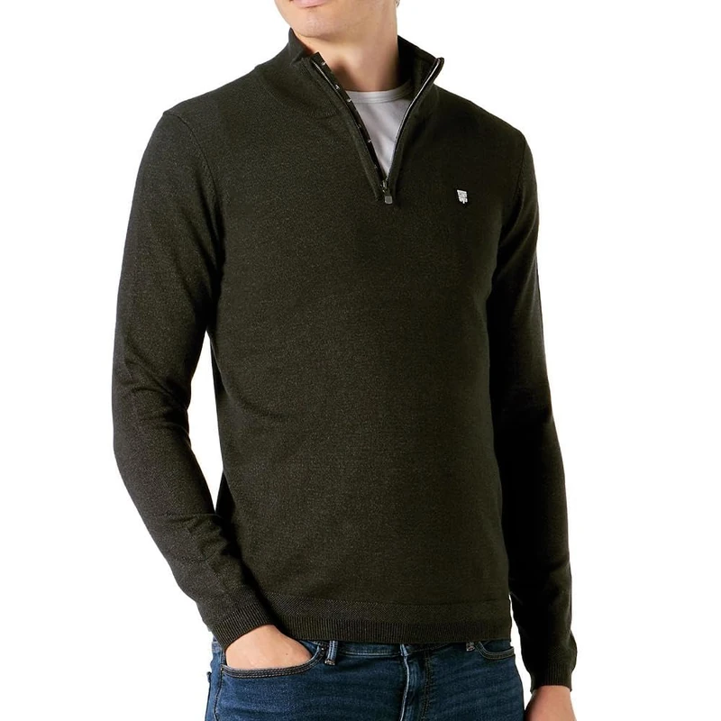 Teddy Smith Men's Pullover, Raven Khaki, Small