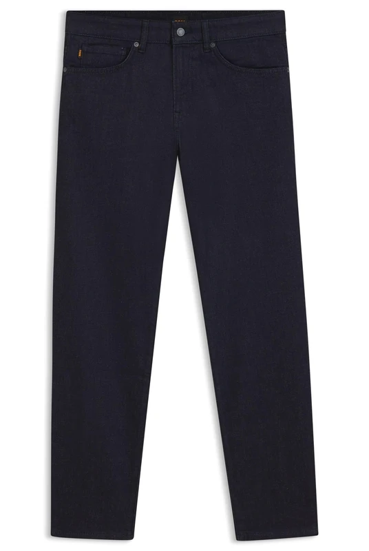 BOSS Mens Re.Maine BC-C Maine Pure-Blue Regular-fit Jeans in Comfort-Stretch Denim