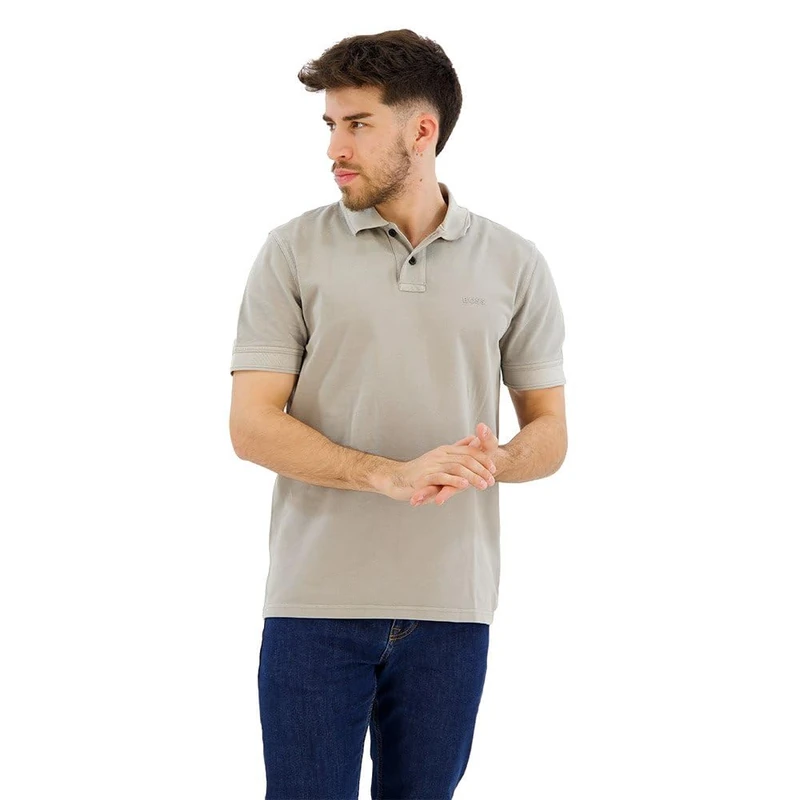 BOSS Mens Prime Cotton-piqué Polo Shirt with Logo Print