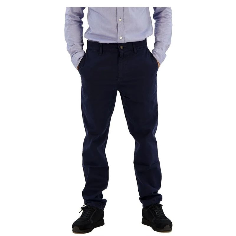 BOSS Mens Chino Tapered Tapered-fit Chinos in Stretch-Cotton Satin - Image 1