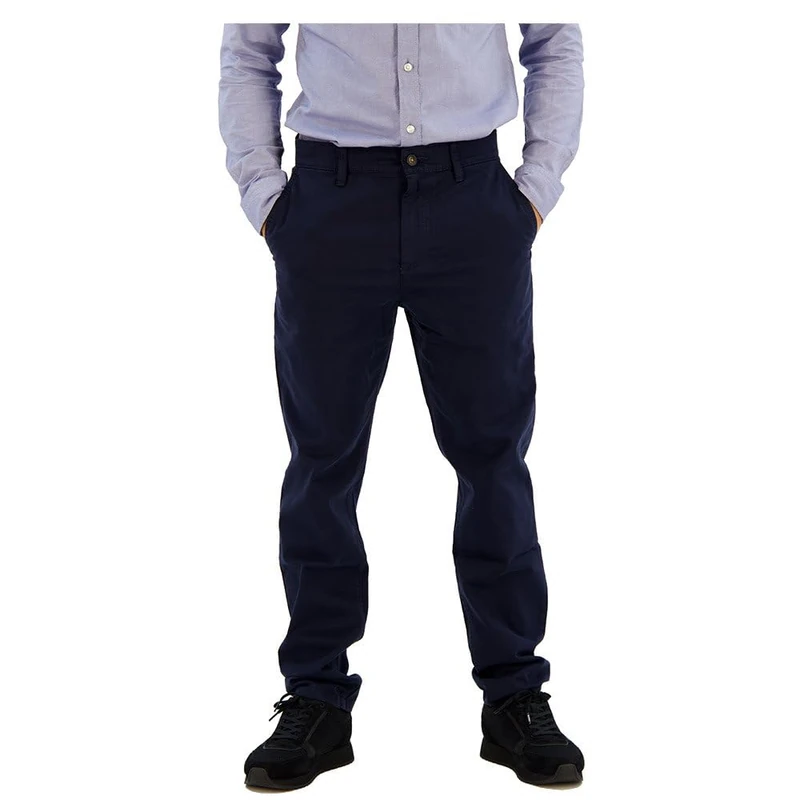 BOSS Mens Chino Tapered Tapered-fit Chinos in Stretch-Cotton Satin
