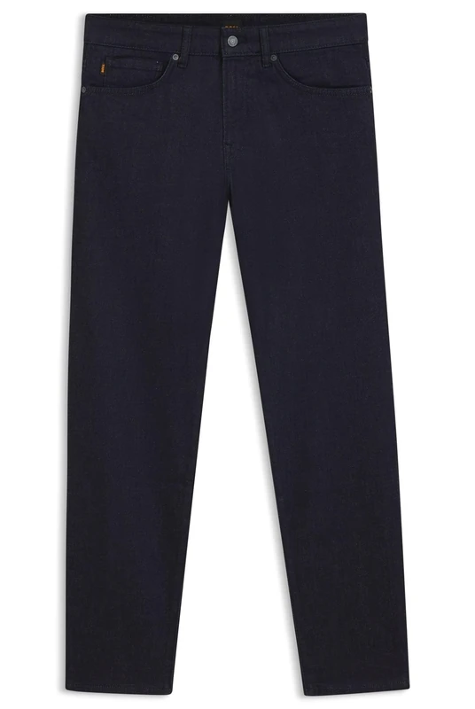 BOSS Mens Re.Maine BC-C Maine Pure-Blue Regular-fit Jeans in Comfort-Stretch Denim