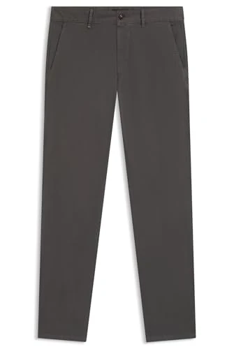 BOSS Mens Chino Slim Slim-fit Chinos in Stretch-Cotton Satin