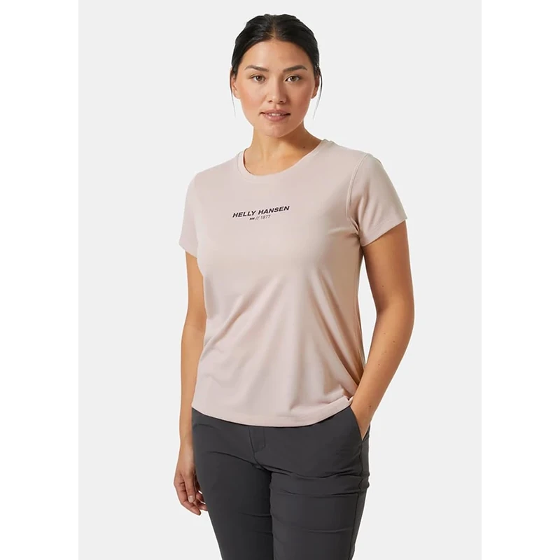 Helly Hansen Women's W Allure T-Shirt - Pink Cloud, Size L