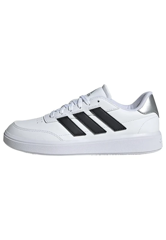 adidas Women's Courtblock Shoes, Cloud White/Core Black/Silver, 7.5 UK