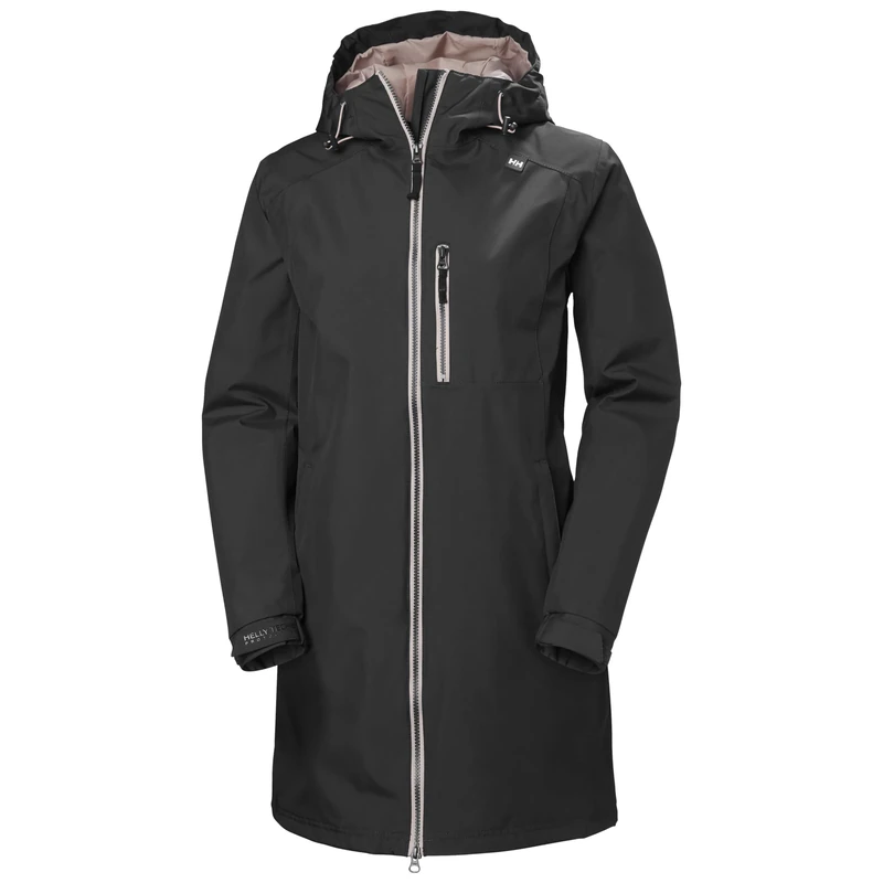Helly Hansen Womens W Long Belfast Jacket - Ebony, 2XL