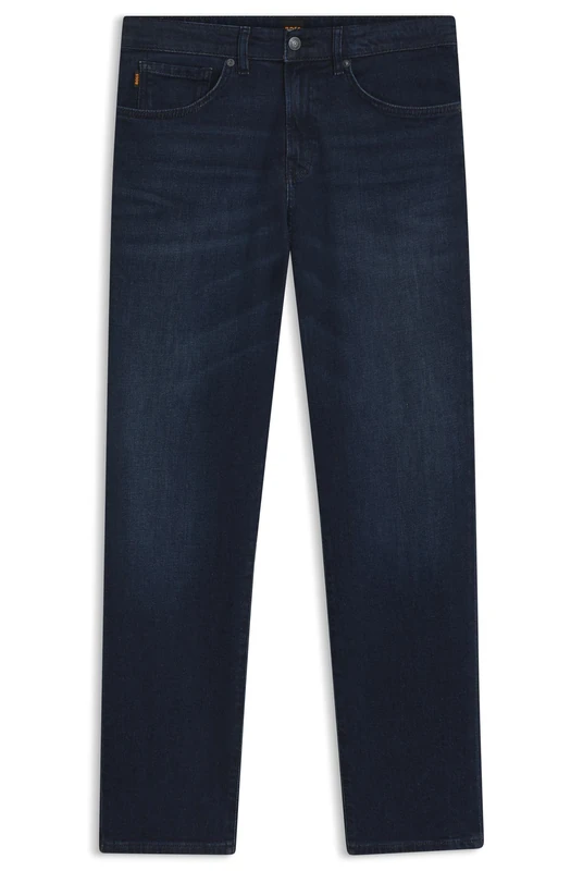 BOSS Mens Re.Maine BC-C Maine Pure-Blue Regular-fit Jeans in Comfort-Stretch Denim
