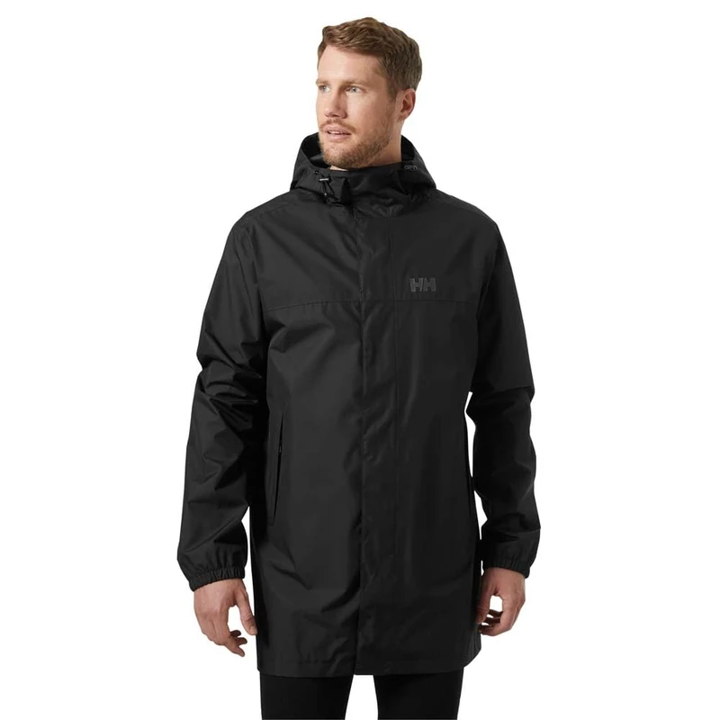 Helly Hansen Mens Vancouver Raincoat - Black, S