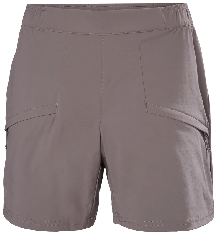 Helly Hansen Womens W ELV Light Tur Shorts - Sparrow Grey, L - Image 1