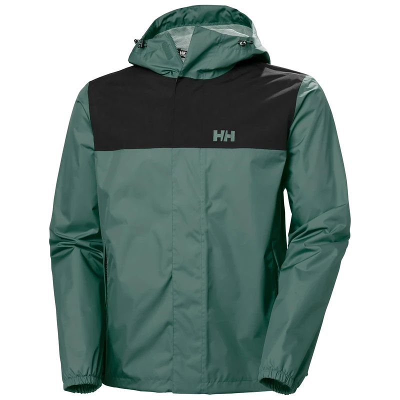 Helly Hansen Mens Vancouver Rain Jacket - Green, 2XL