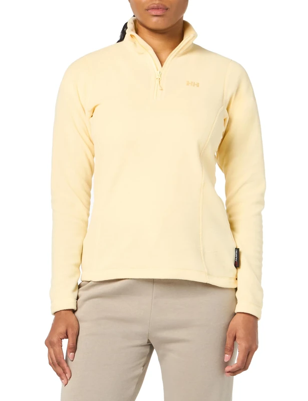 Helly Hansen Women's W Daybreaker 1/2 Zip Fleece, Yellow Cream, L