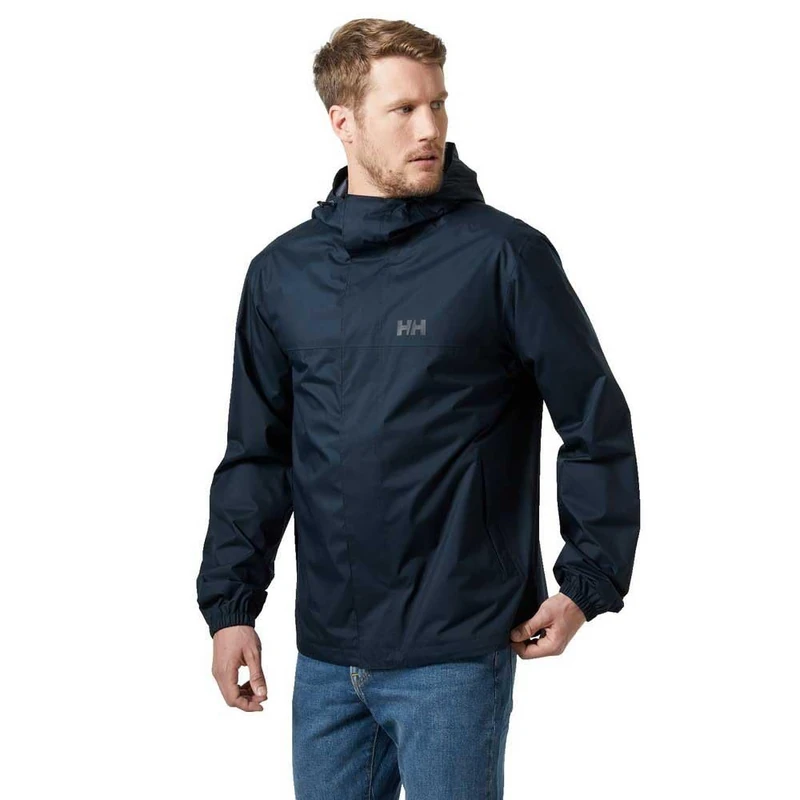 Helly Hansen Men's Vancouver Rain Jacket, Navy, M