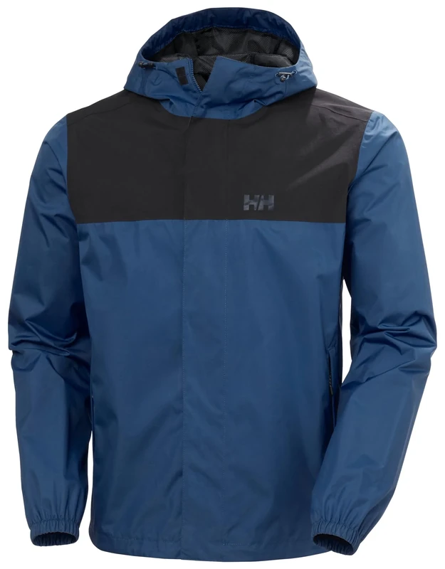 Helly Hansen Mens Vancouver Rain Jacket - Ocean, L