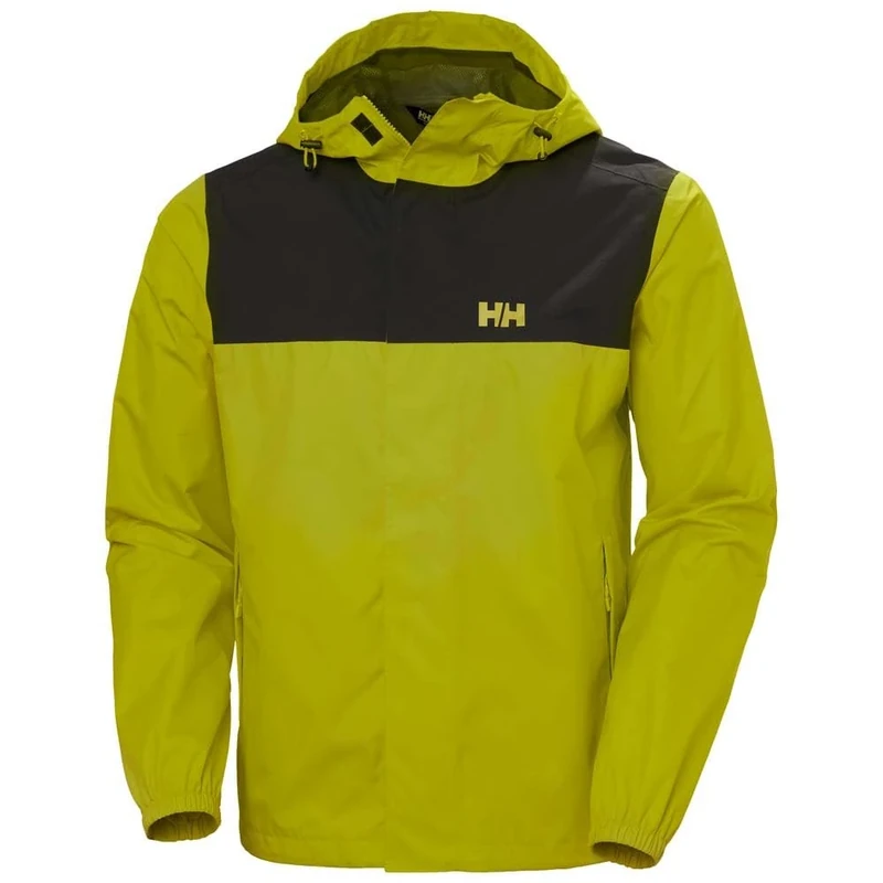 Helly Hansen Mens Vancouver Rain Jacket - Bright Moss, L