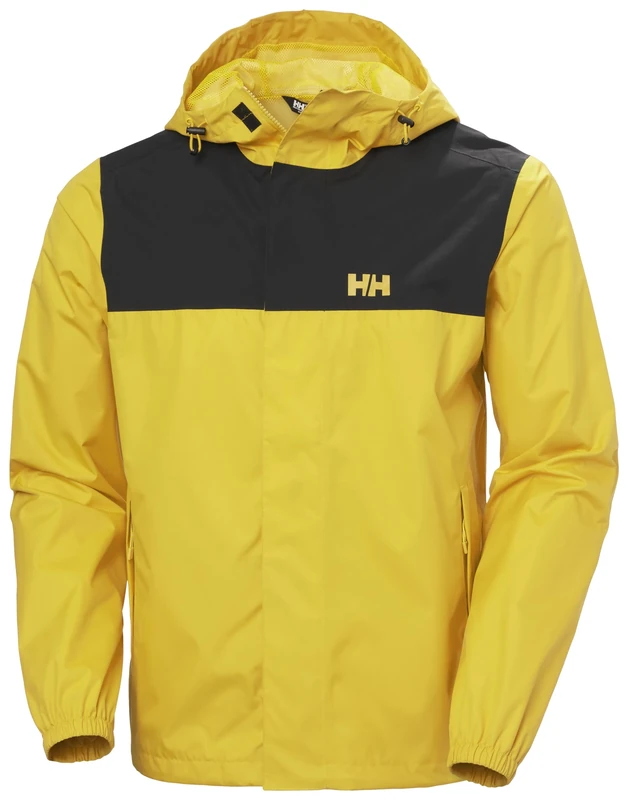 Helly Hansen Mens Vancouver Rain Jacket - Gold Rush, M