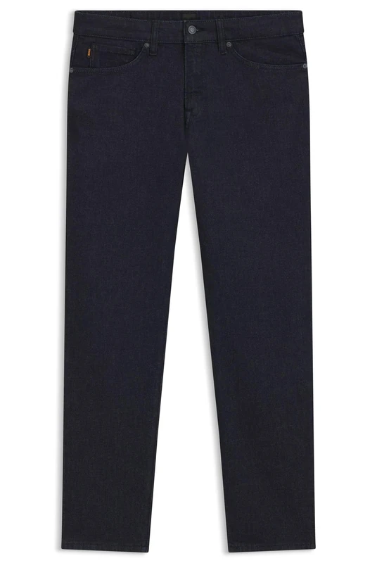 BOSS Mens Re.Maine BC-C Maine Pure-Blue Regular-fit Jeans in Comfort-Stretch Denim