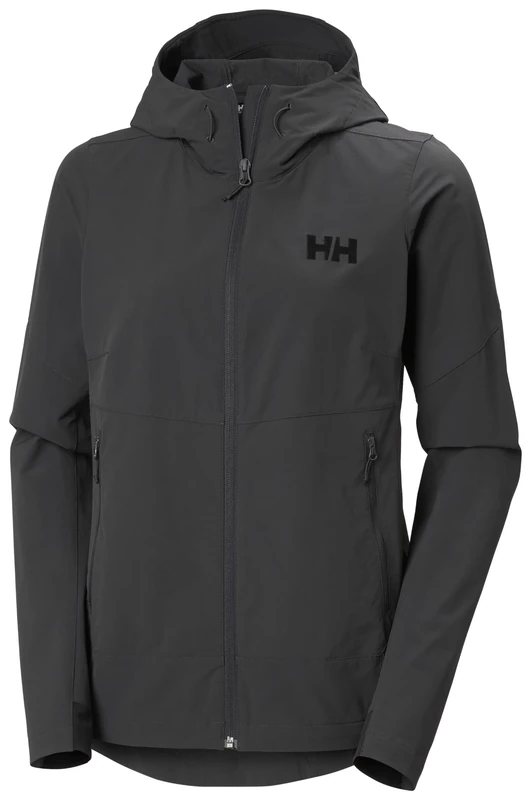 Helly Hansen Womens W Blaze Softshell Hood - Ebony, M - Image 1