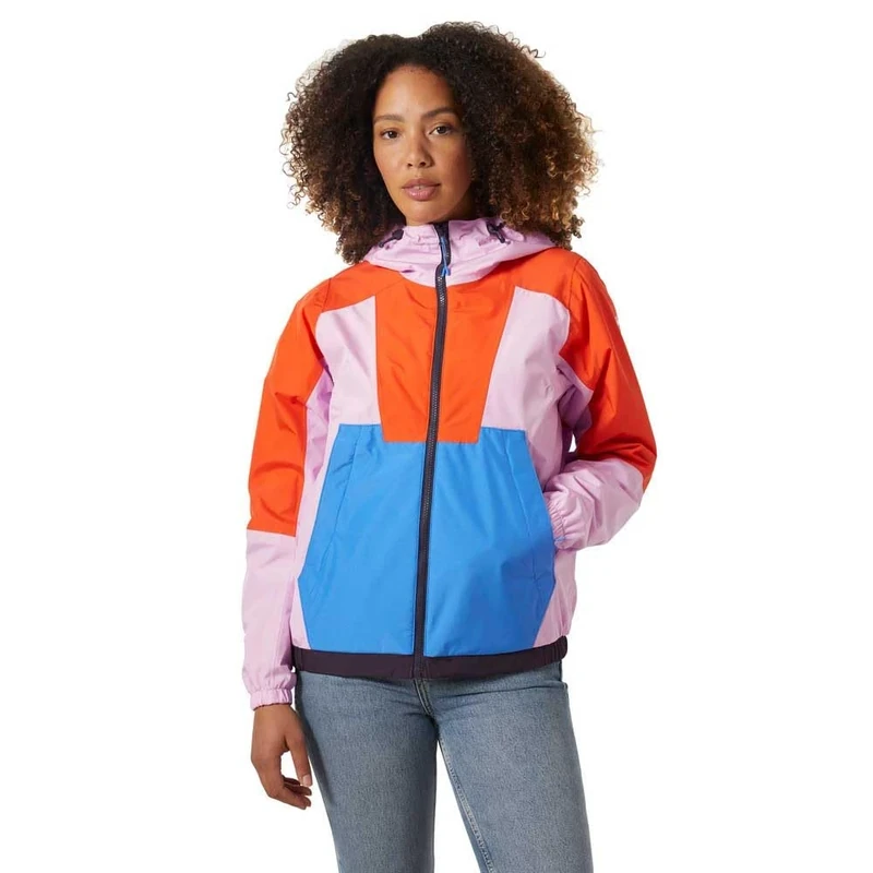 Helly Hansen Womens W Rig Rain Jacket - Cherry Blossom, XL