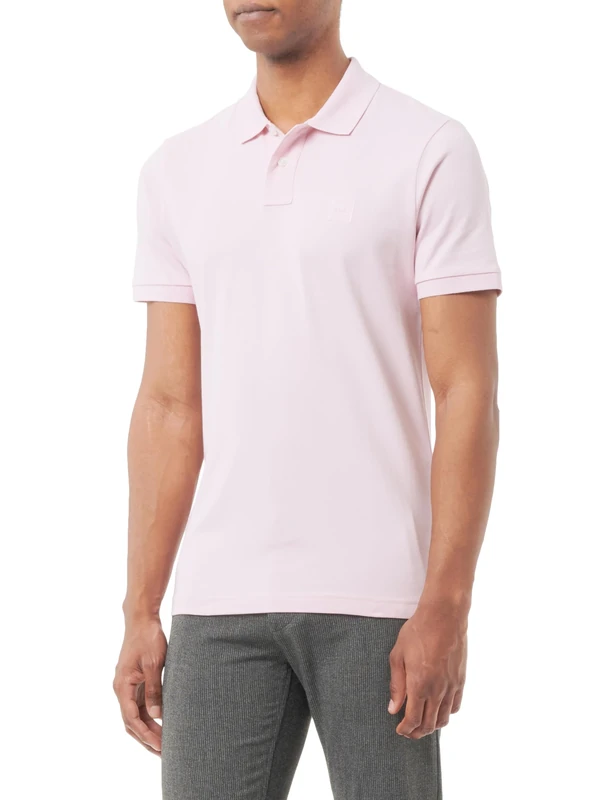 BOSS Mens Polo Shirt Pas Pink 3XL