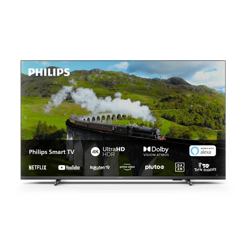 Philips PUS7608 55" 4K TV - 60Hz, HDR10+, Dolby Vision & Atmos