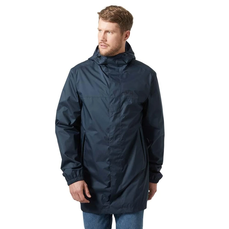 Helly Hansen Mens Vancouver Raincoat - Navy, 2XL