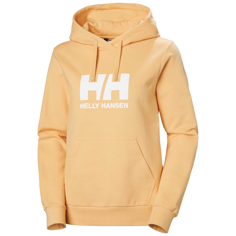Helly Hansen Womens W HH Logo Hoodie 2.0 - Miami Peach, 2XL