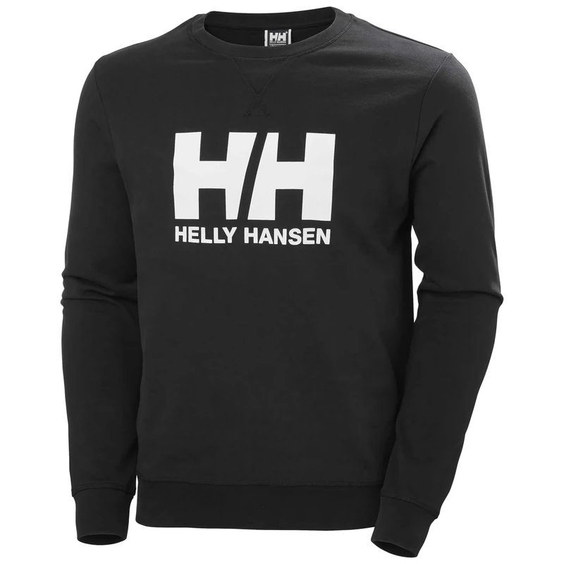 Helly Hansen Men's HH Logo Crew Sweatshirt - Black, 2XL