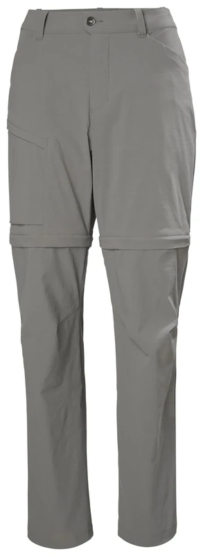 Helly Hansen Womens W ELV Light Zip Off Pant - Concrete, L