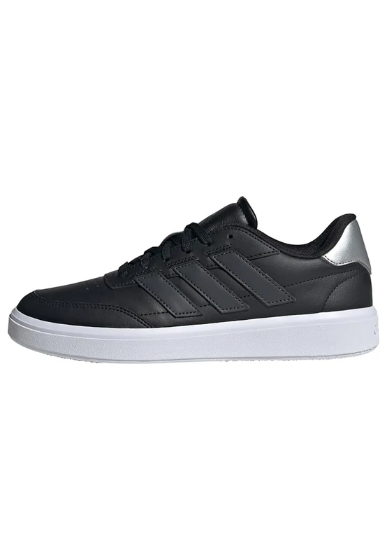 adidas Women's Courtblock Shoes, Core Black/Carbon/Silver Metallic, 4 UK