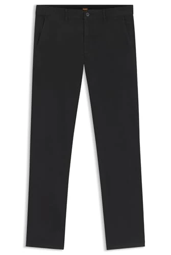 BOSS Mens Chino Slim Slim-fit Chinos in Stretch-Cotton Satin