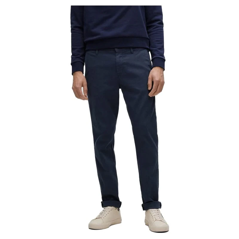 BOSS Mens Chino Tapered Tapered-fit Chinos in Stretch-Cotton Satin