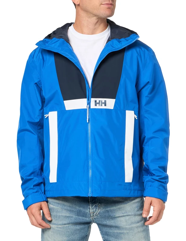 Helly Hansen Mens Rig Rain Jacket - Cobalt 2.0, M