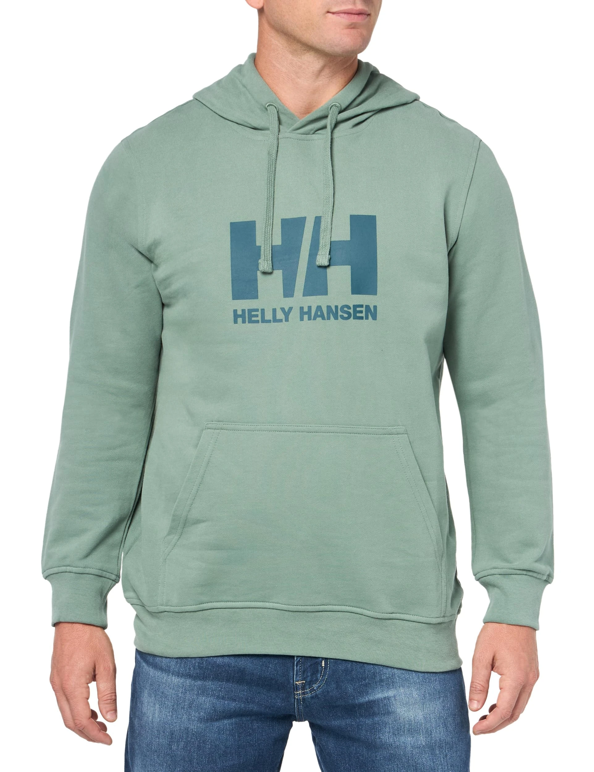 Helly Hansen Mens HH Logo Hoodie - Cactus, M