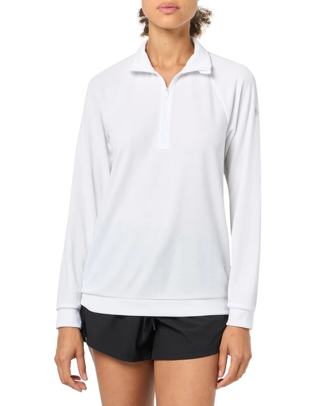 Helly Hansen Womens W Inshore 1/2 Zip Pullover - White, L