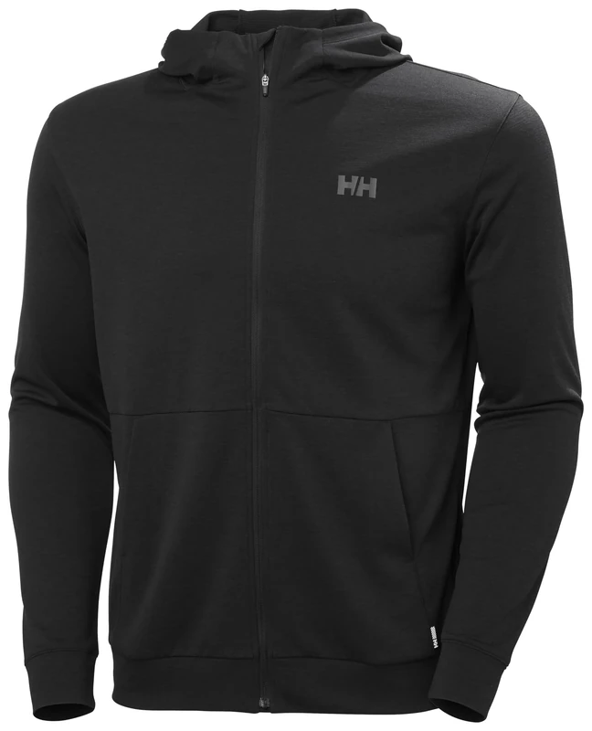 Helly Hansen Mens HH Lifa Tech Lite Zip Hoodie - Black, S