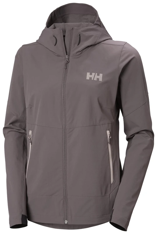 Helly Hansen Womens W Blaze Softshell Hood - Sparrow Grey, M