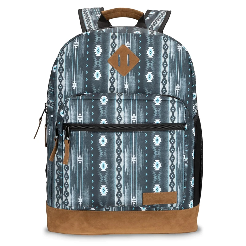 Wrangler Yellowstone Backpack Classic Casual Daypack with Padded Laptop Notebook Sleeve, Fits 15.6 Inch Notebook, New Retro, Daypack Backpacks