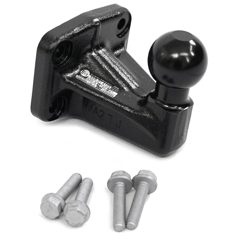 Volkswagen 7C0092145A Ball Head Trailer Hitch Fixed *** Only for PR Code 1D8 *** (Factory End Cross Bracket or Trailer Hitch with Hole Pattern 56 x 83 mm) - Image 1