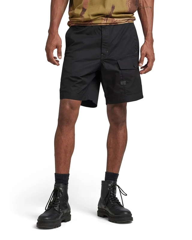 G-Star Men's Sport Trainer Shorts, Black (dk black D21039-D384-6484), 24