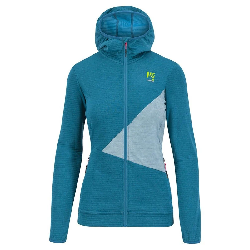 KARPOS 2500952-034 NUVOLAU W FLEECE Sweatshirt Women's CORSAIR/ADRIATIC BLUE Size S
