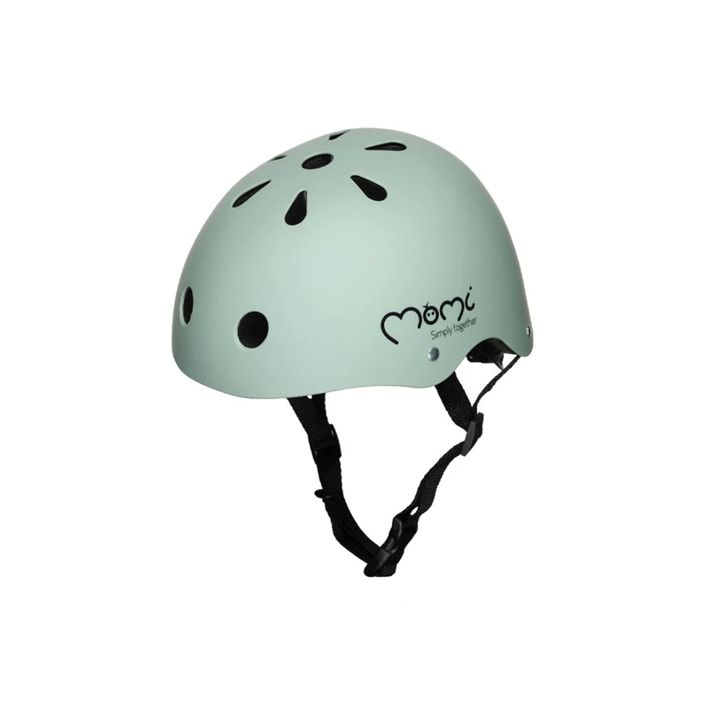 MoMi Mimi Children's Helmet, Adjustable, Head Circumference 47-58 cm (1-4 Years), Shock and Impact Resistant Bicycle Helmet for Children, 11 Ventilation Holes, Foam Padding, Adjustable Chin Strap