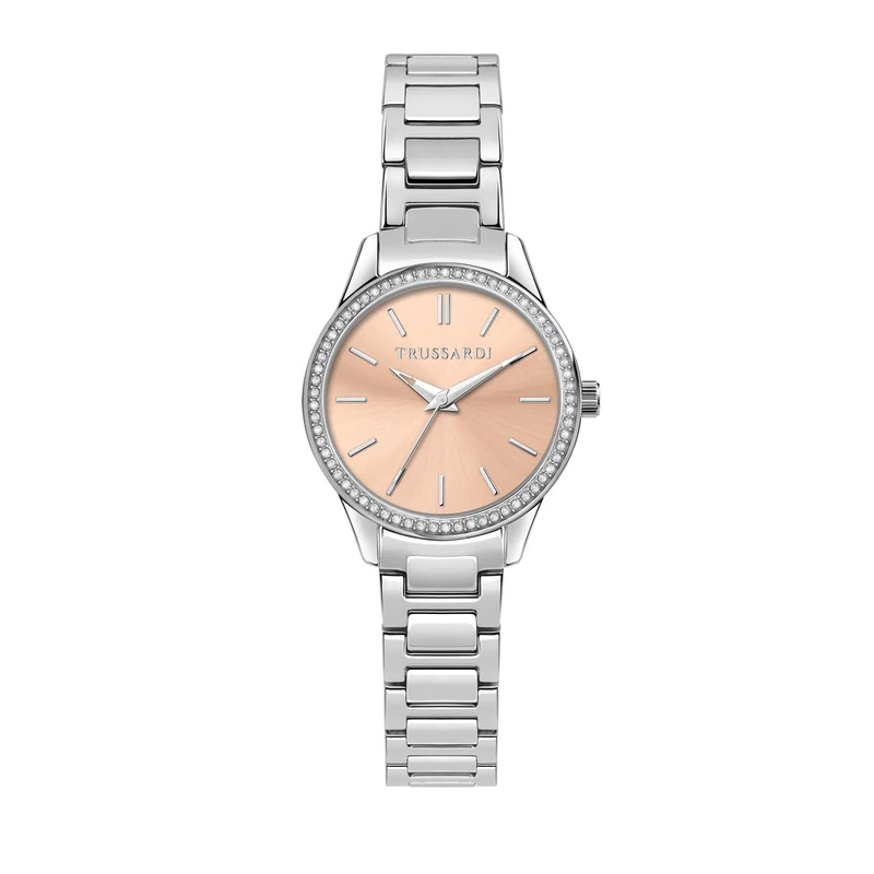 Trussardi Adult Analogue Quartz Watch with Stainless Steel Strap R2453151521