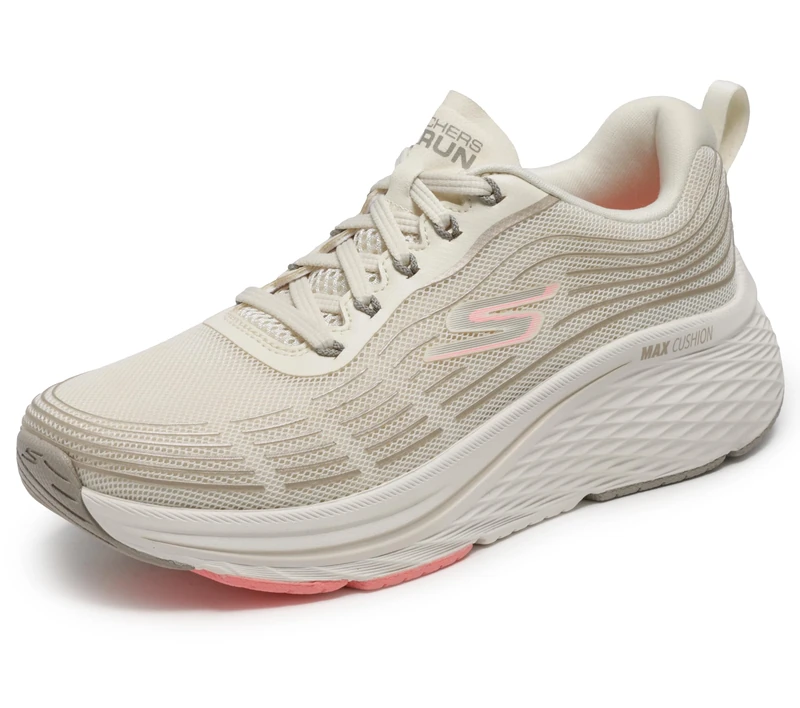 Skechers Max Cushioning Elite 2.0, Men's Sports Shoes, Natural Pink, 6 UK